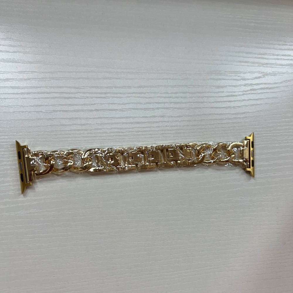 Gold Chain Link Apple Watch Band